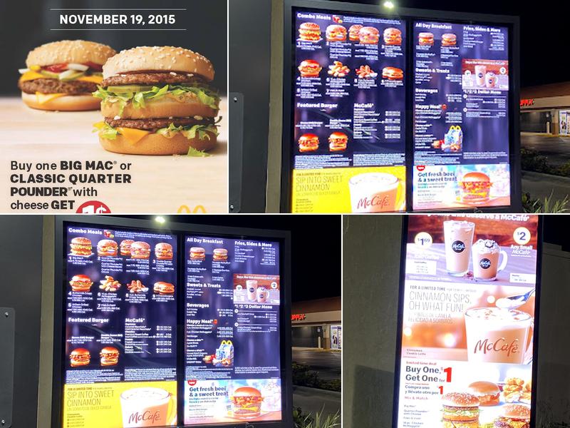 McDonald's Menu