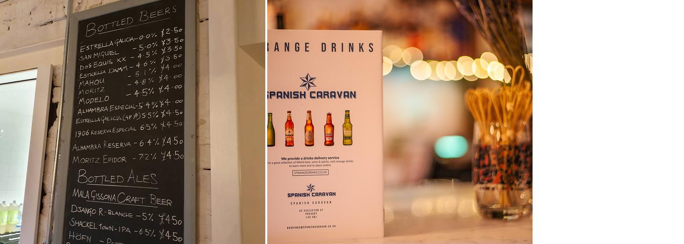 Spanish Caravan Menu