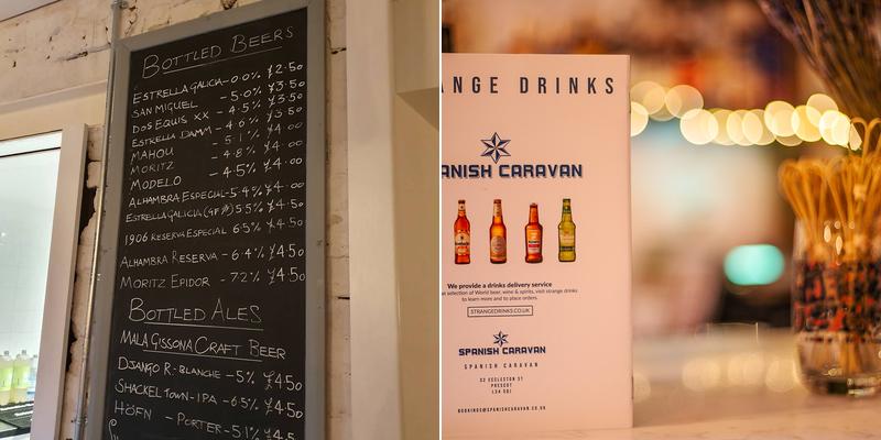 Spanish Caravan Menu