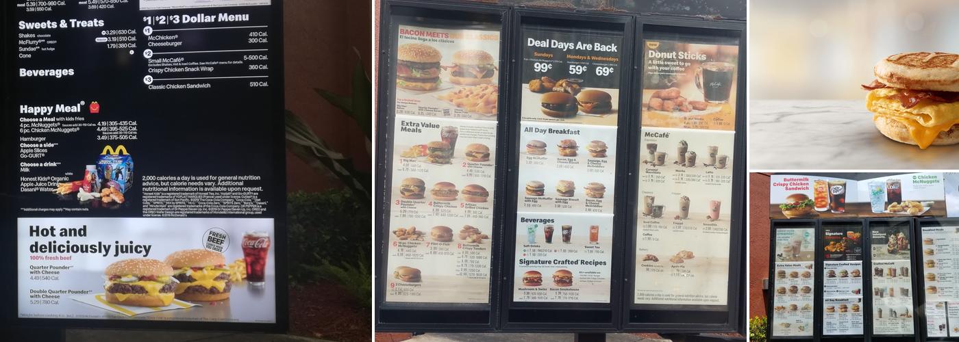 McDonald's Menu
