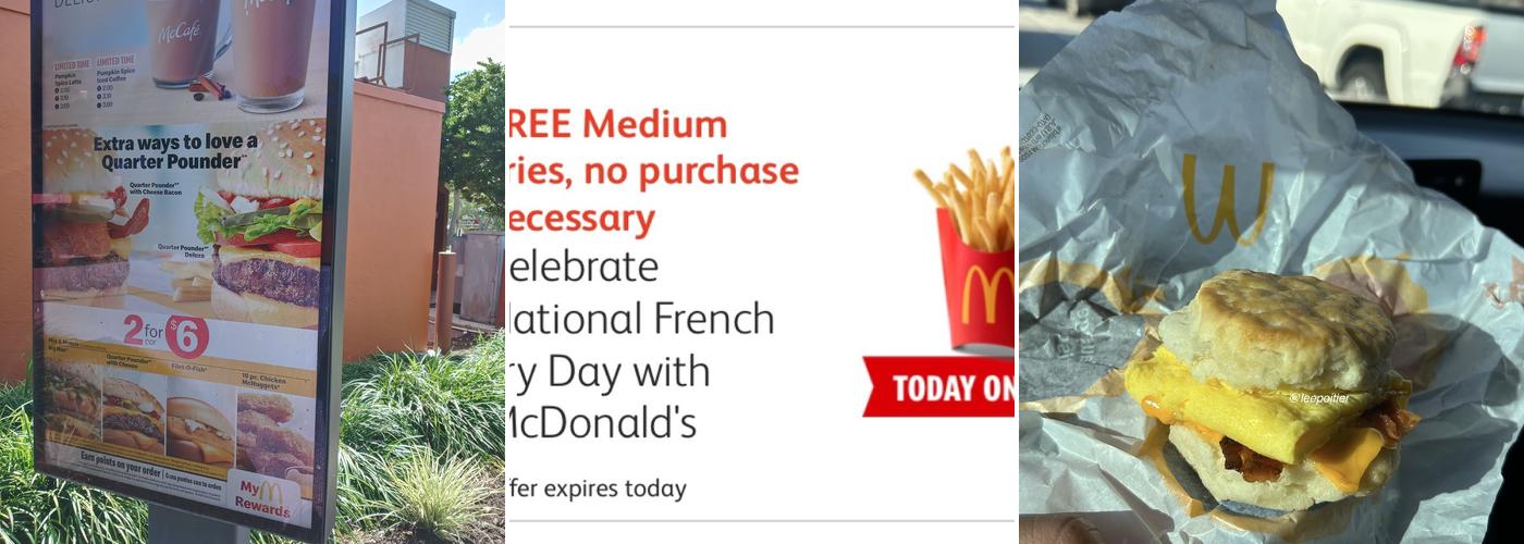 McDonald's Menu