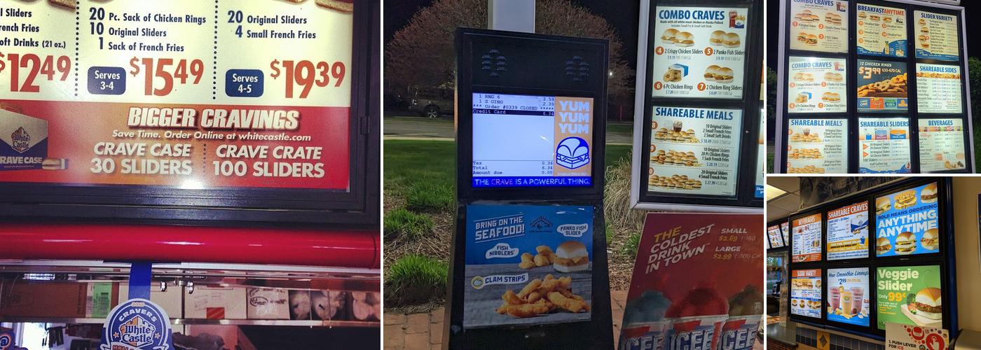 White Castle Menu