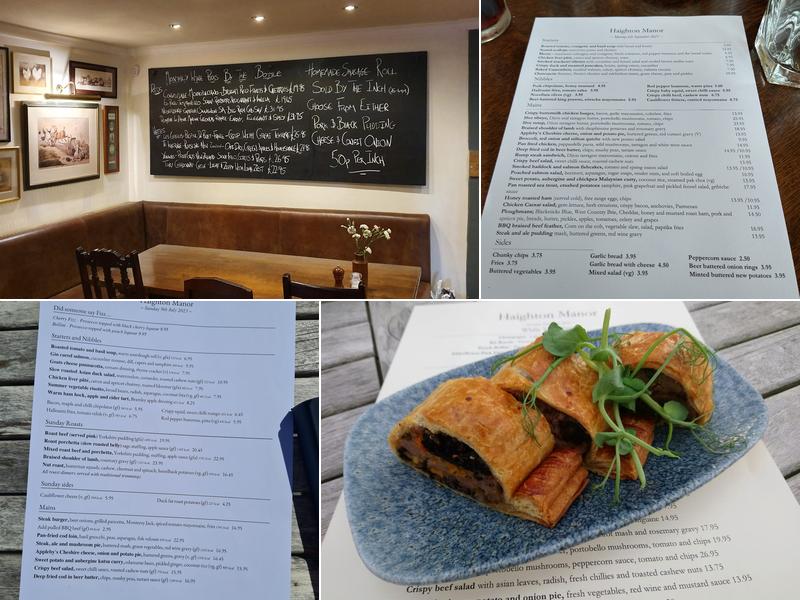 Haighton Manor Menu