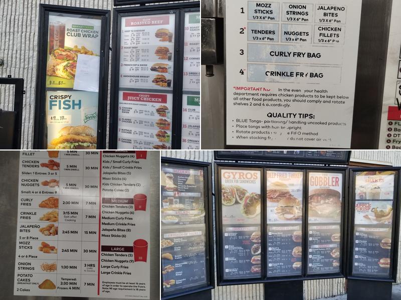 Arby's Menu