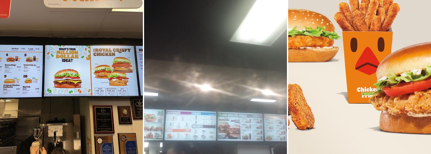 Burger King Menu