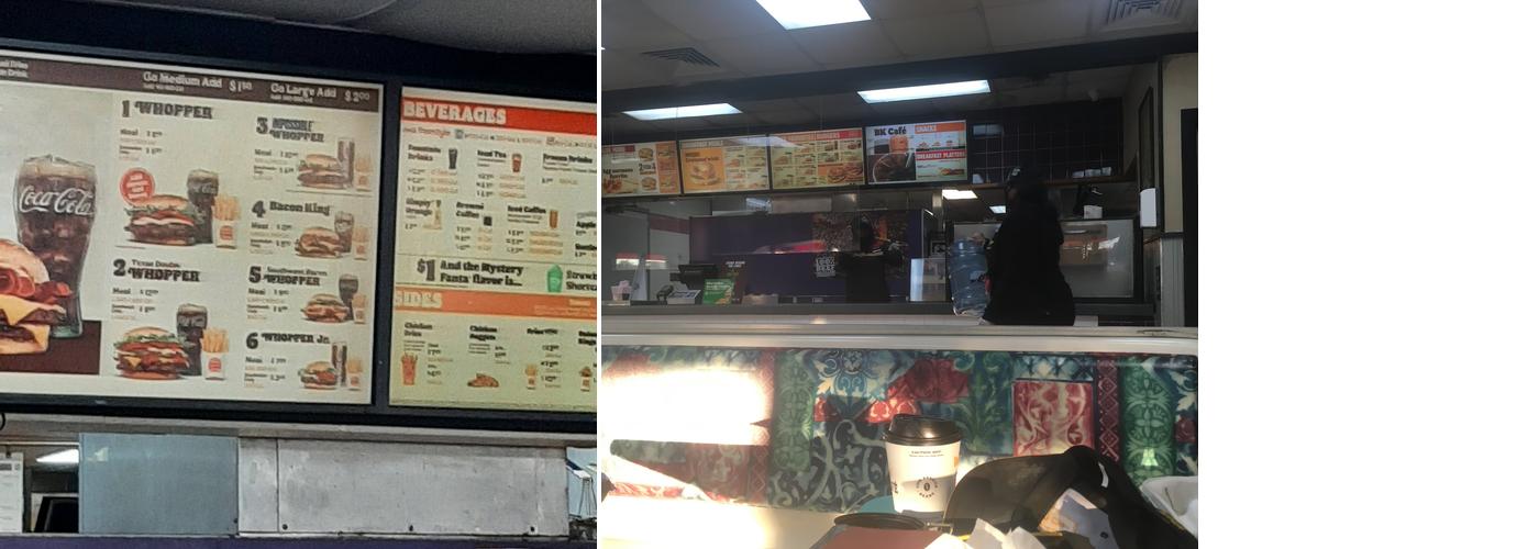 Burger King Menu
