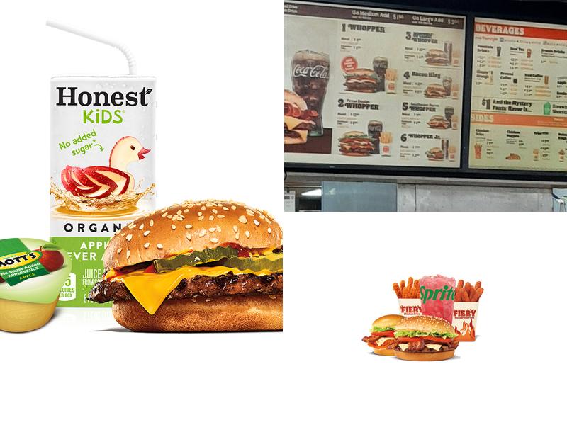 Burger King Menu