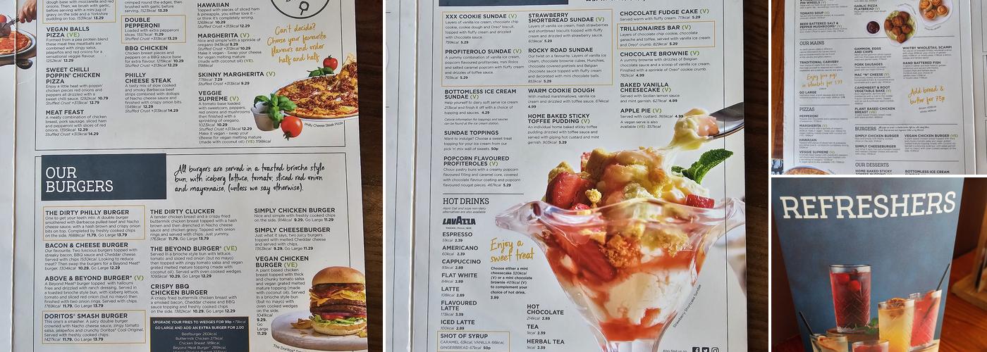 The Farmer'S Arms Menu