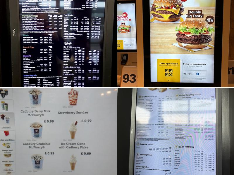 McDonald's Menu
