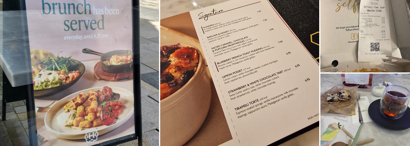 Heavenly Desserts Preston Menu