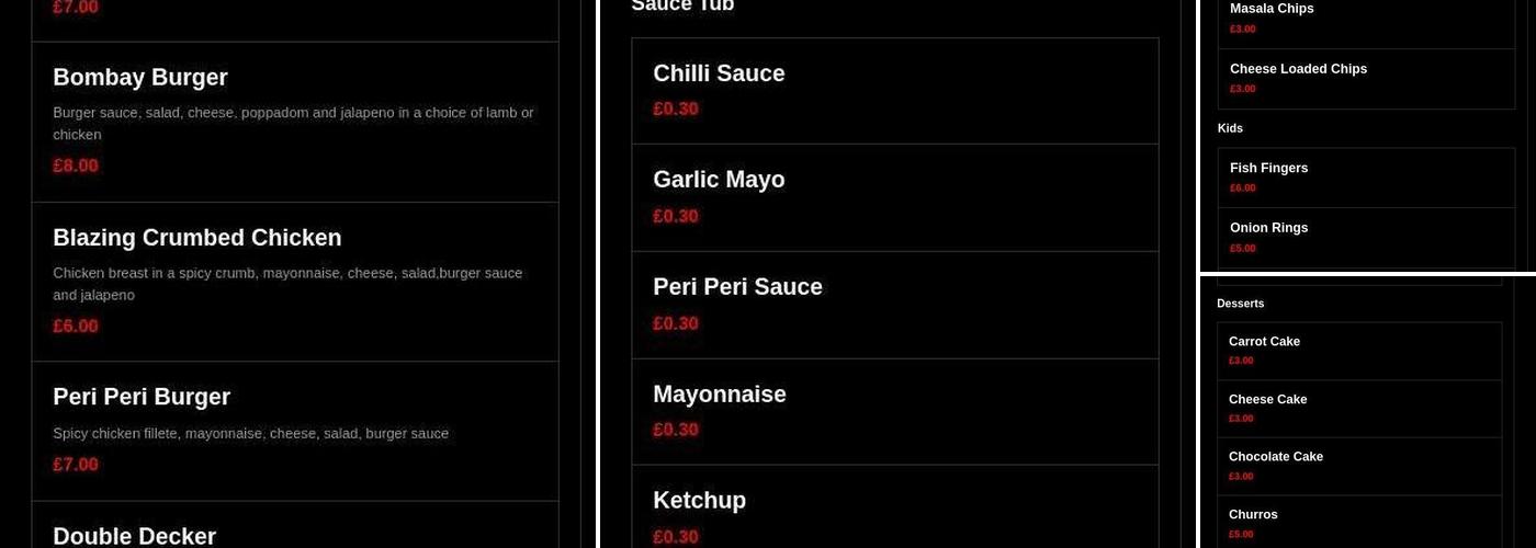 Kebabistanbul preston Menu