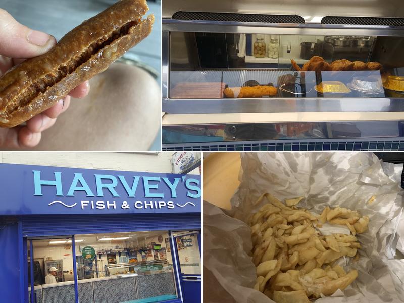 Harveys Fish and Chips.