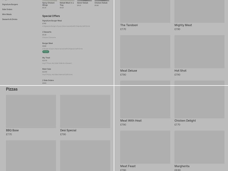 Santa's Pizza Preston Menu