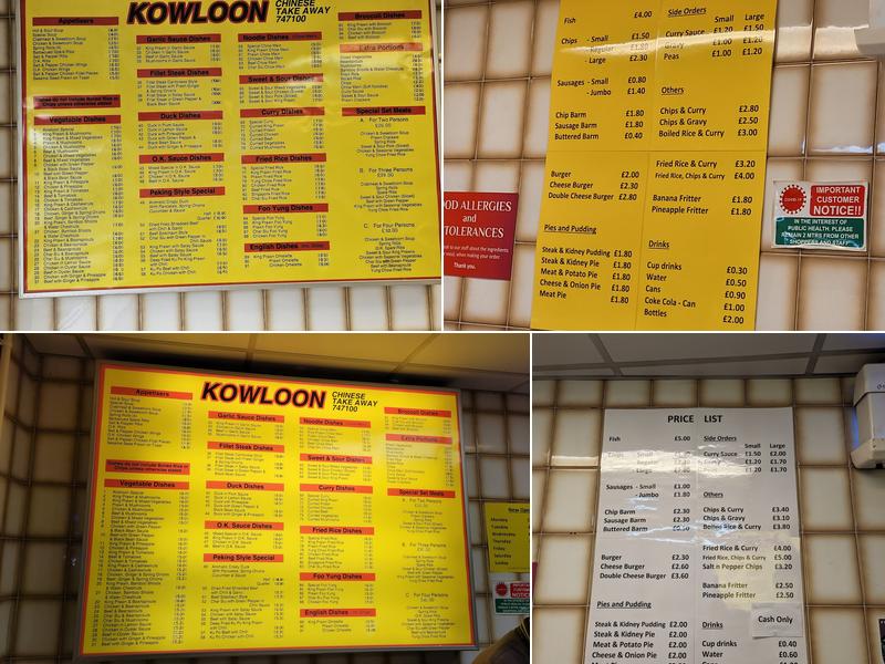 Kowloon | Chinese Takeaway Menu