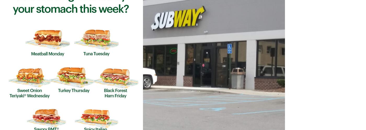 Subway Menu