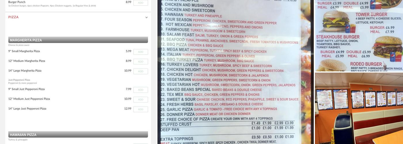 Chick-Fill-A, Preston Menu