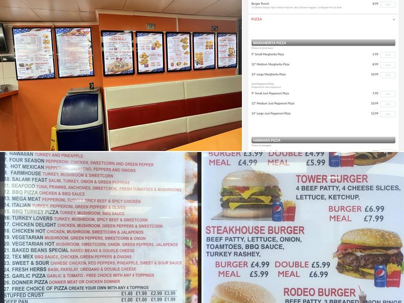 Chick-Fill-A, Preston Menu