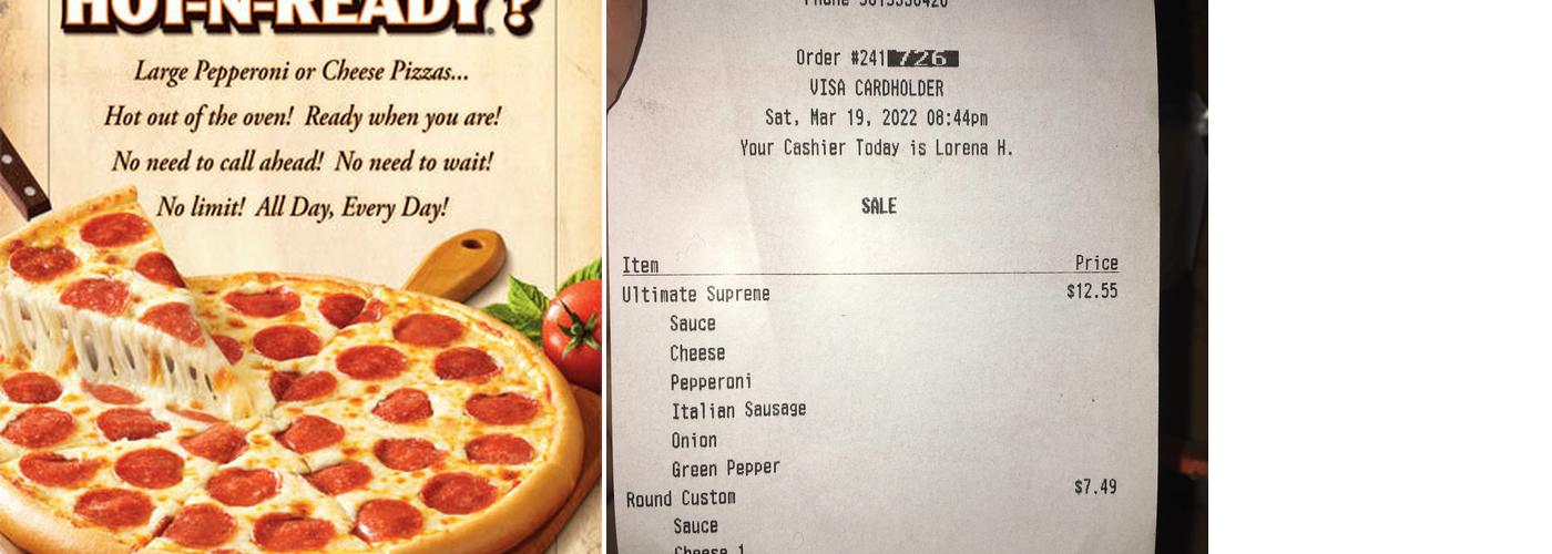 Little Caesars Pizza Menu