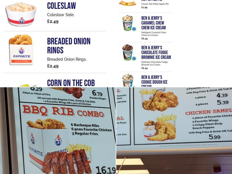 Favorite Chicken & Ribs Princes Risborough Menu