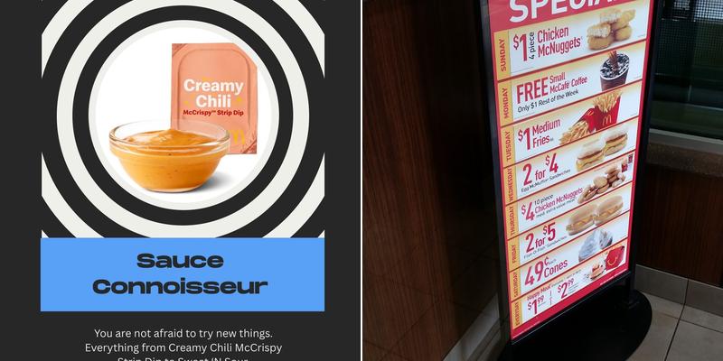 McDonald's Menu