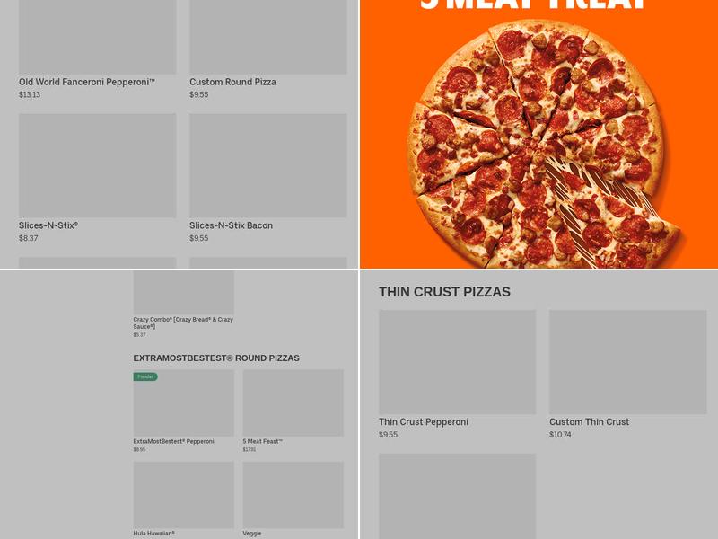 Little Caesars Pizza Menu