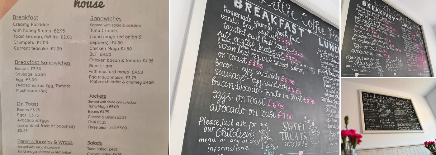 The Little Coffee House Calverley Menu