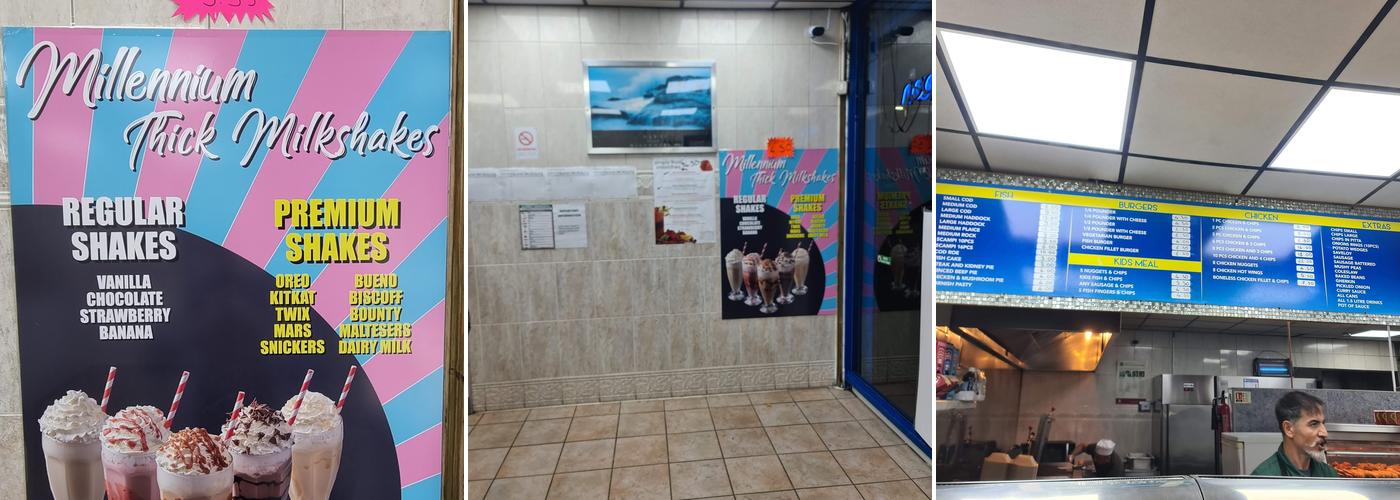 Millennium Fish Bar And Southern Fried Chicken Menu