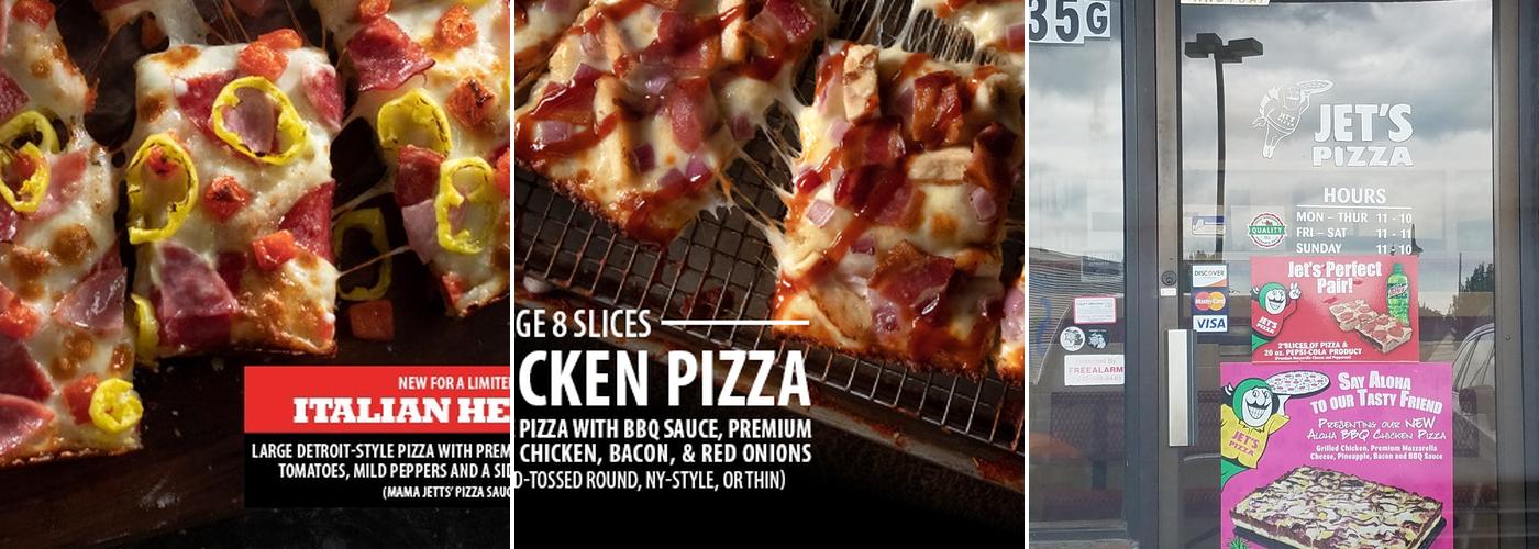 Jet's Pizza Menu