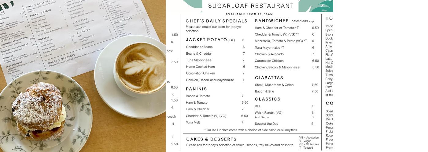 Sugarloaf Restaurant Menu