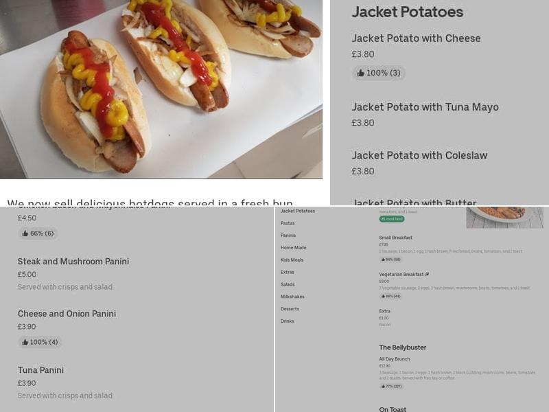 The Village Chippy Menu