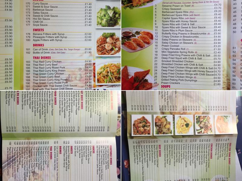 Peking House Menu
