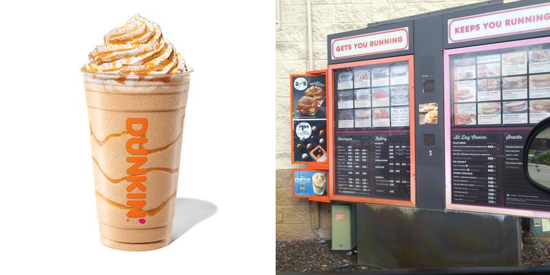 Dunkin' Menu
