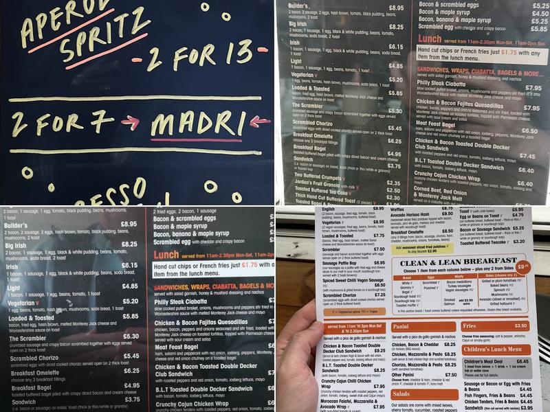 Caffè & Co. Ltd Menu