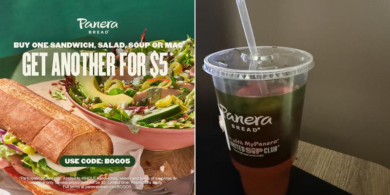 Panera Bread Menu