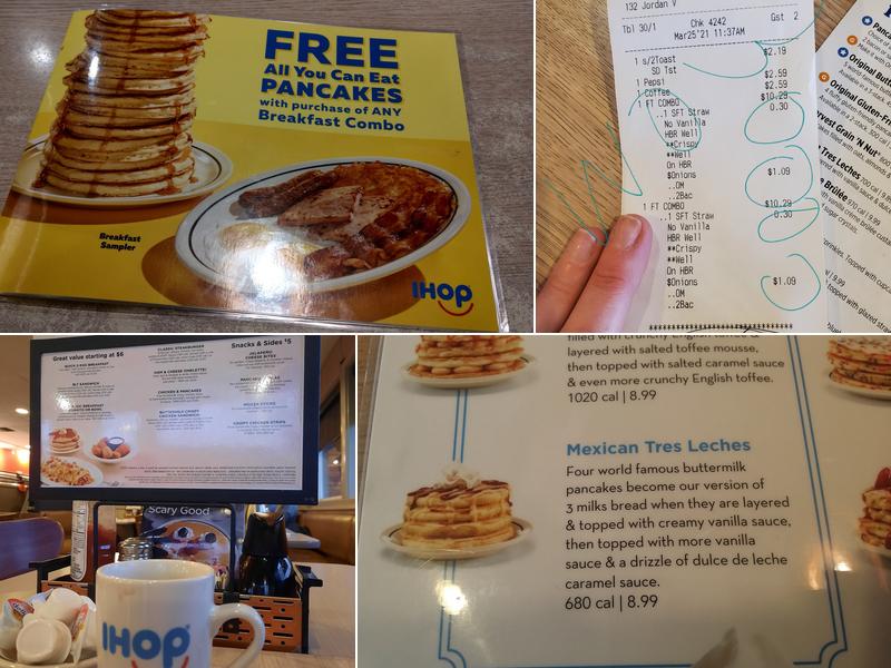 IHOP Menu