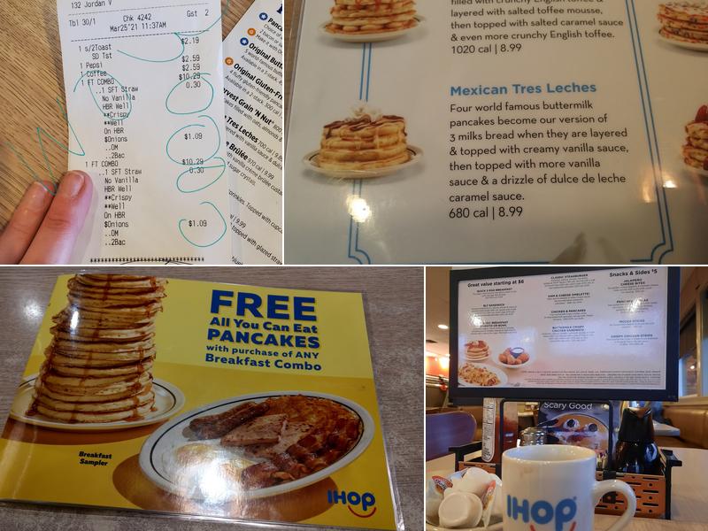 IHOP Menu