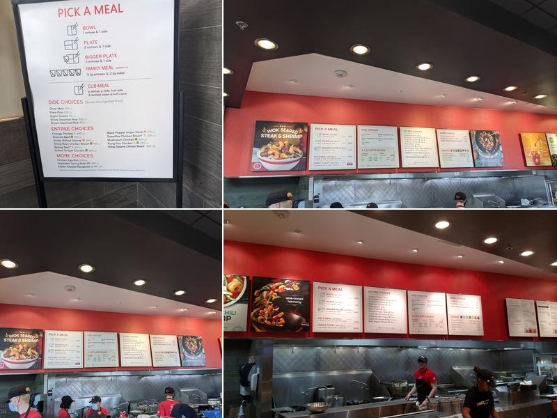 Panda Express Menu