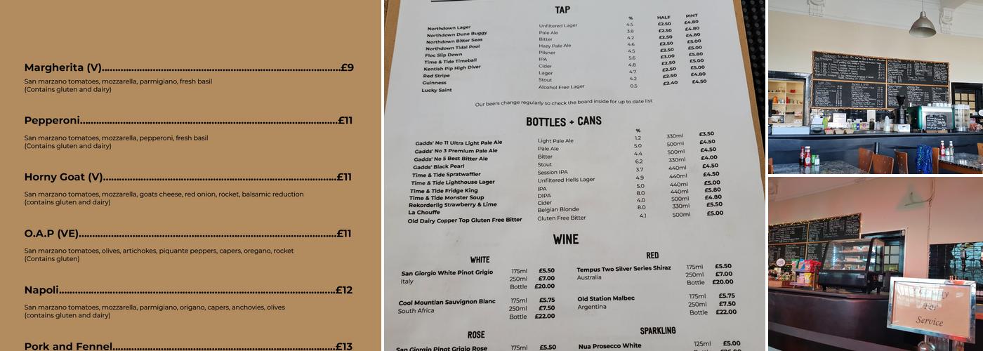 Ramsgate Boating Pool Menu