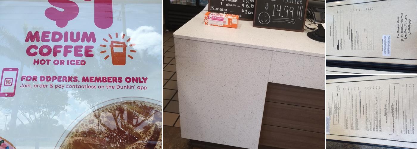 Dunkin' Menu