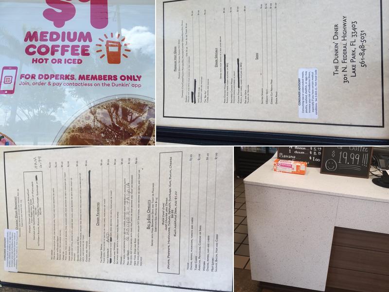 Dunkin' Menu