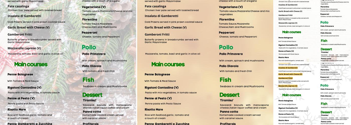 Aysan Kebab & Pizza House Menu