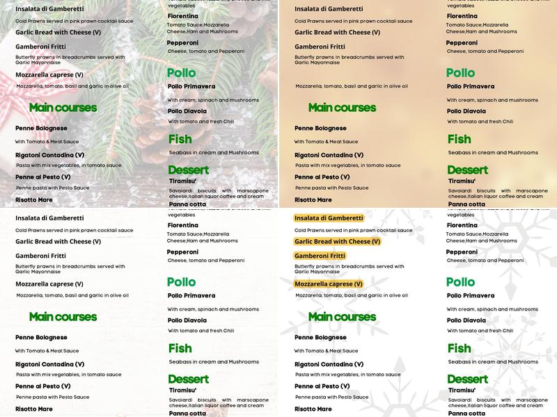 Aysan Kebab & Pizza House Menu