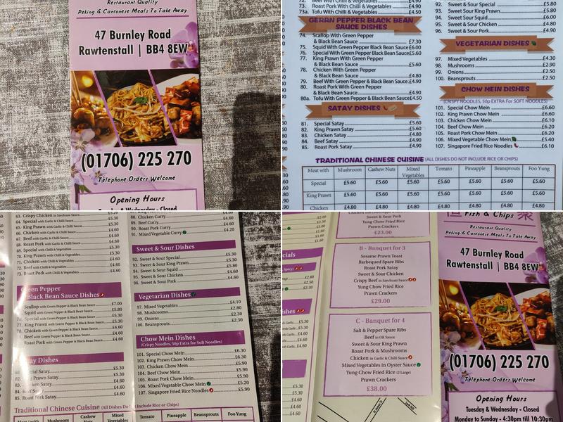 Heng Ju Menu