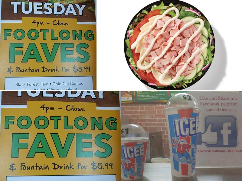 Subway Menu
