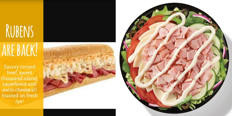 Subway Menu