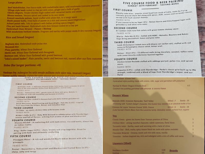 Clay's Kitchen & Bar Menu