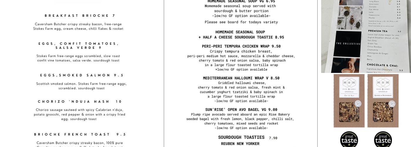 The Collective Caversham Menu