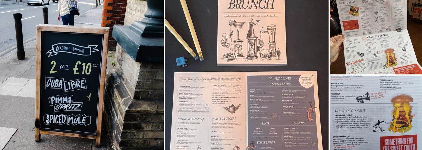 Crown Caversham Menu