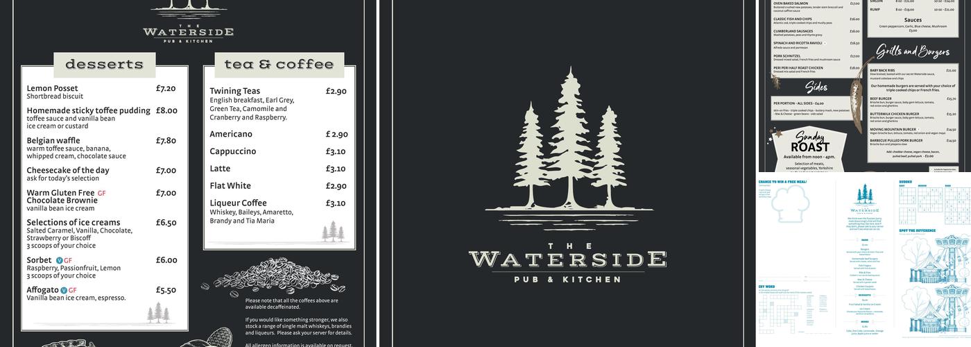 The Waterside Menu