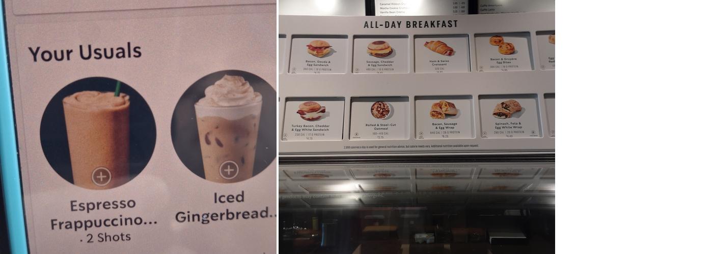 Starbucks Menu